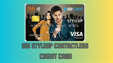 styleup contactless card|sbi credit card contactless.